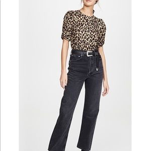 Brand new A.L.C. Kati leopard top